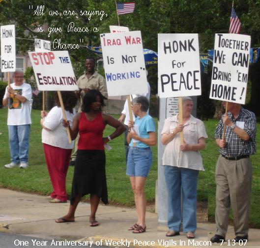 Peace on Fridays in July 2007